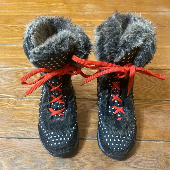 The North Face Polka Dot Winter Boots Size 12 - Picture 2 of 13